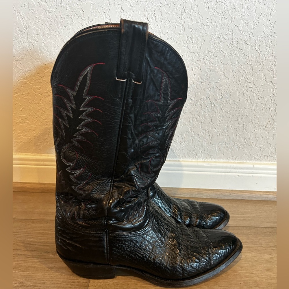 NOCONA Men Black Leather Western Boots